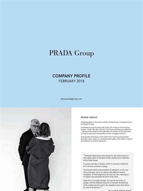 company profile prada 20917|Prada Group Company Profile .